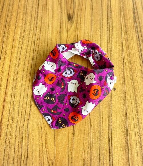 Babador Bandana Halloween Roxinho