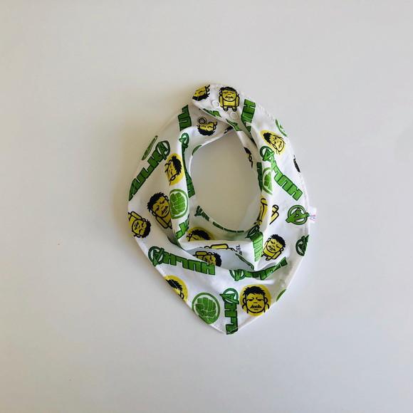 Babador Bandana Heróis Verde