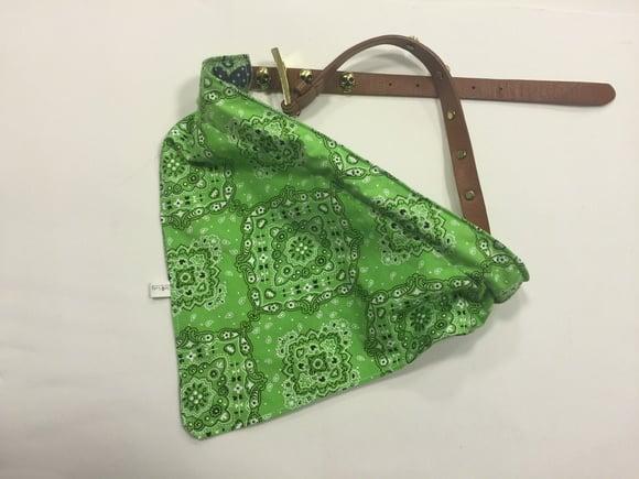 Bandana Pet Verde Dupla Face