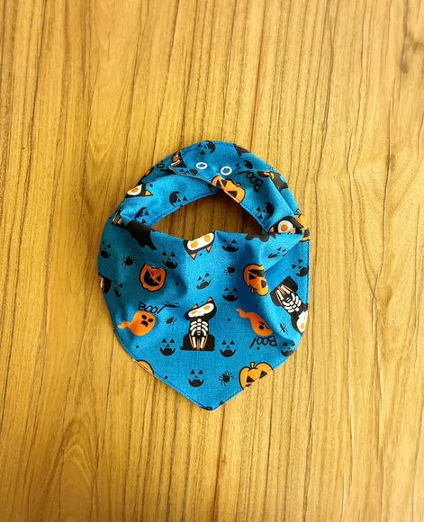 Babador Bandana Halloween Azul