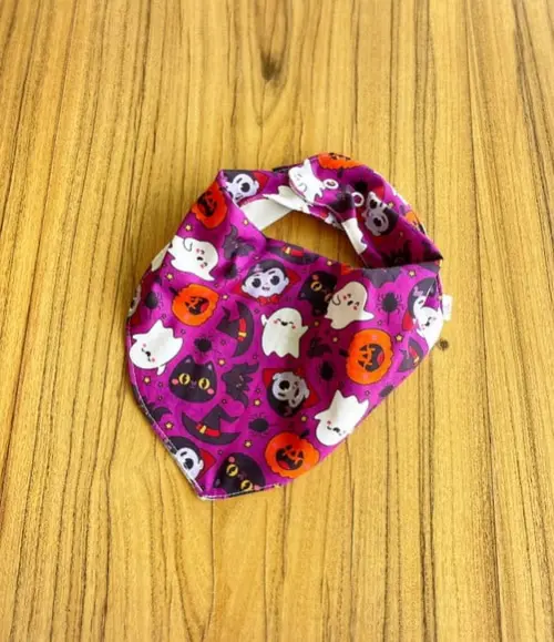 Babador Bandana Halloween Roxinho