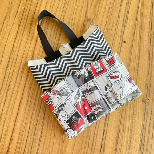 Lixeira para Carro com Bolsos