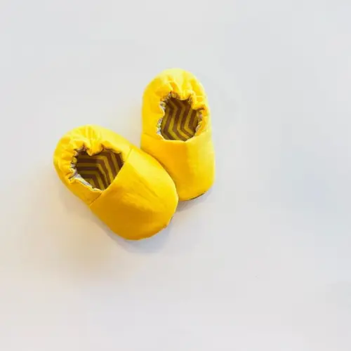 Sapatinho Pantufa Amarelo