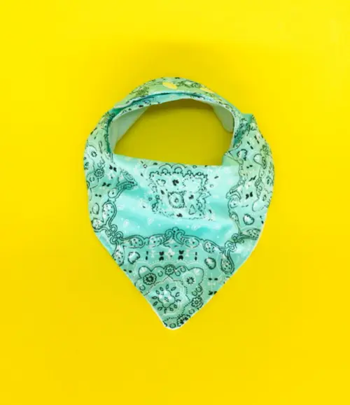Babador Bandana Azul "piscina"