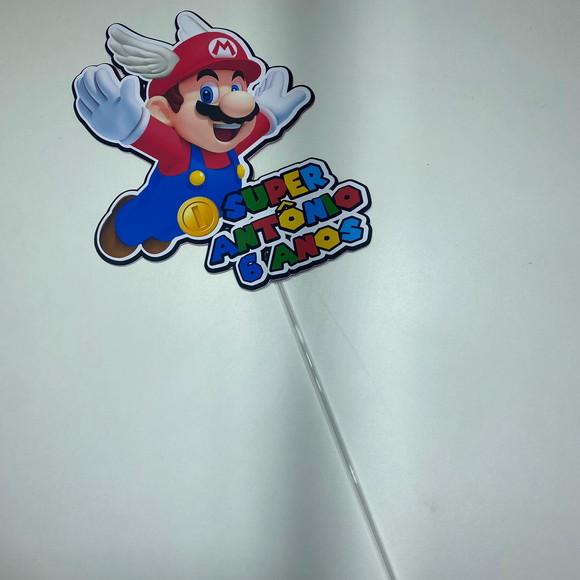 Topo de Bolo Super Mario Bros