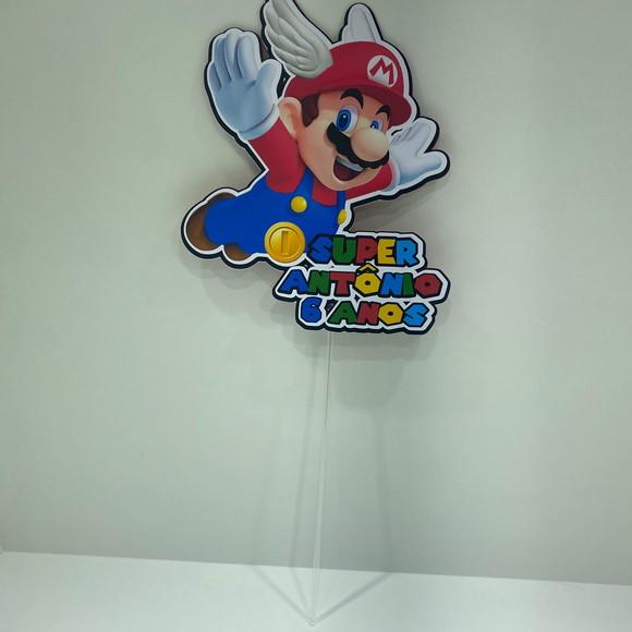 Topo de Bolo Super Mario Bros