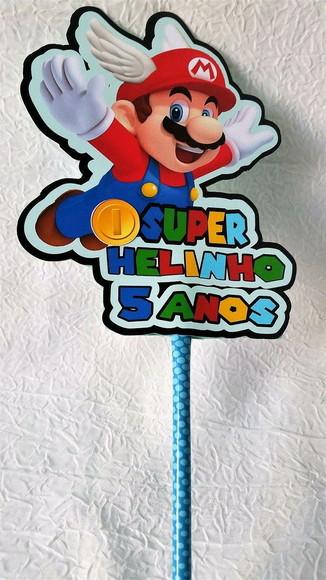 Topo de Bolo Super Mario Bros