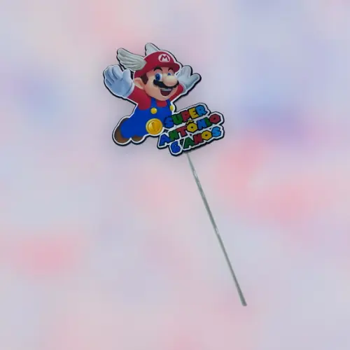 Topo de Bolo Super Mario Bros