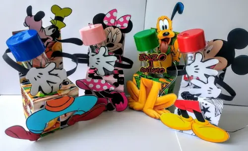 Caixa Porta Tubete Turma do Mickey