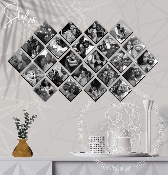 Quadros com Fotos Casal Família Amigos