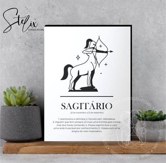 Quadro Significado dos Signo Sagitário Presente