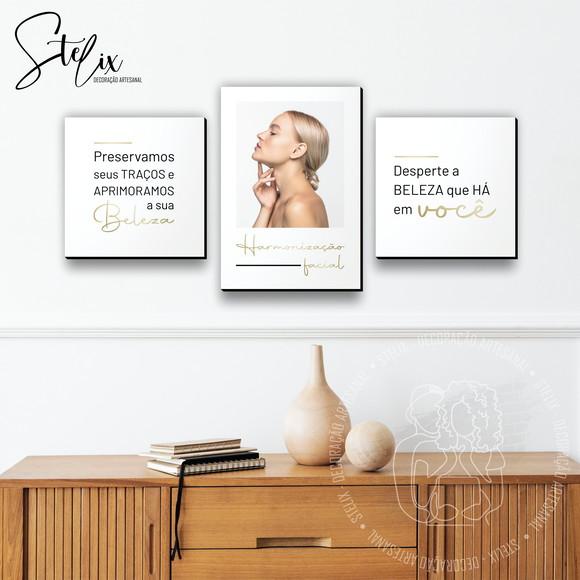 Quadros para Clínica de Harmonização Facial Estética