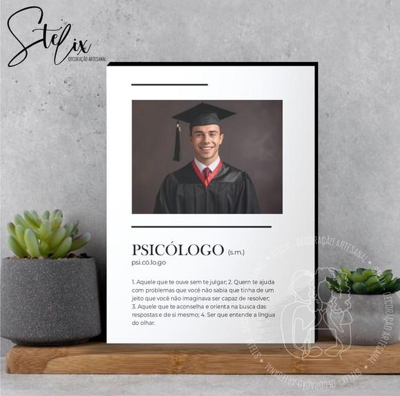 Quadro Significado de Psicólogo Presente