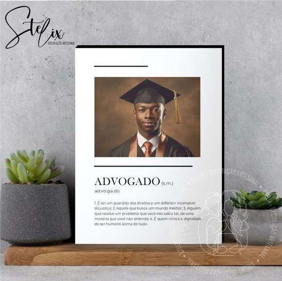 Quadros Significado de Advogado Presente para Advogado