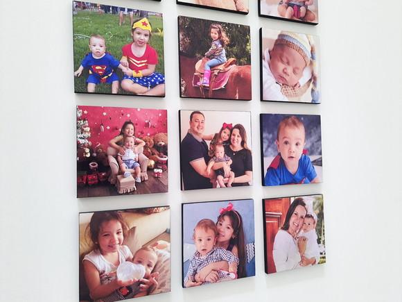 09 Quadros com Suas Fotos para Decoração