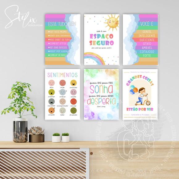 Quadros de Psicologia Infantil Motivacional e Educativo