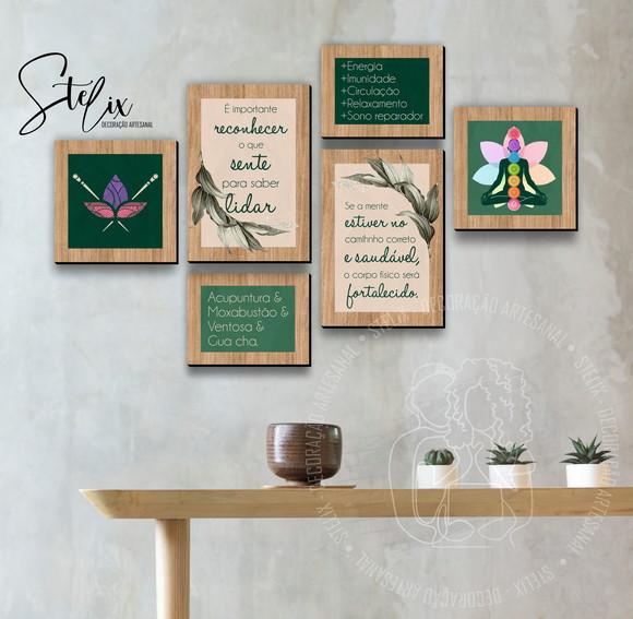 Quadros Decorativos de Acupuntura e Terapia Holística