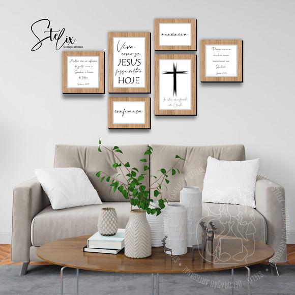 Quadros Decorativos para Sala Quarto Cristãos Versículos