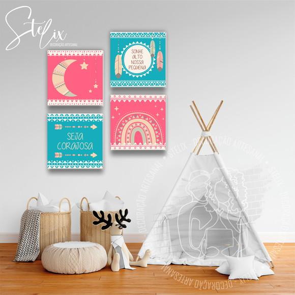 Quadros Decorativos para Quarto de Menina Boho