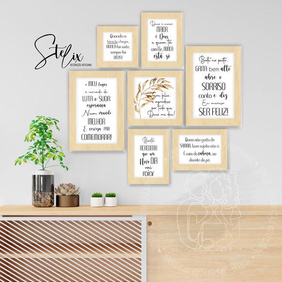 Quadros Decorativos de Samba & Pagode Música Estilo Boho