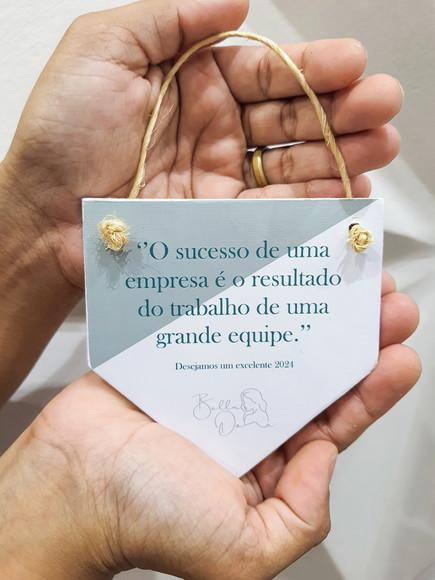 Brinde Empresarial Lembrancinha Workshop 10 Mini Flâmulas