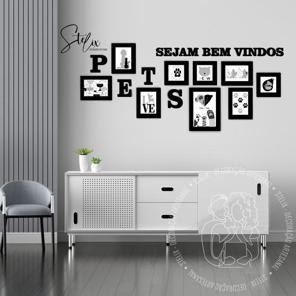 Quadros Decorativos para Clínica Veterinária + 18 Letras
