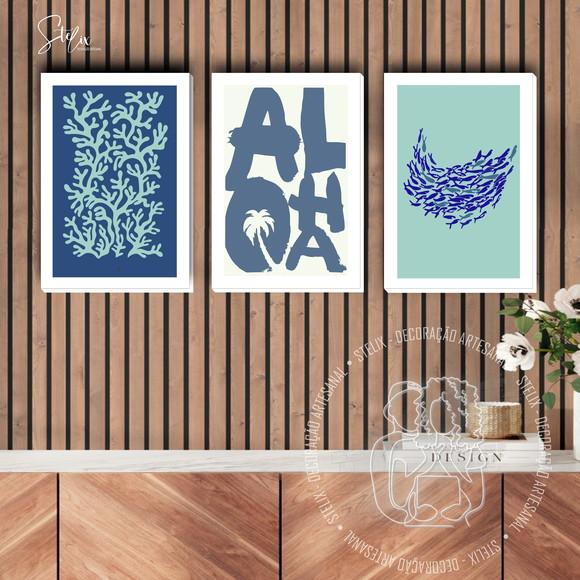 Quadros Praiano, Aloha Decoração Praiana