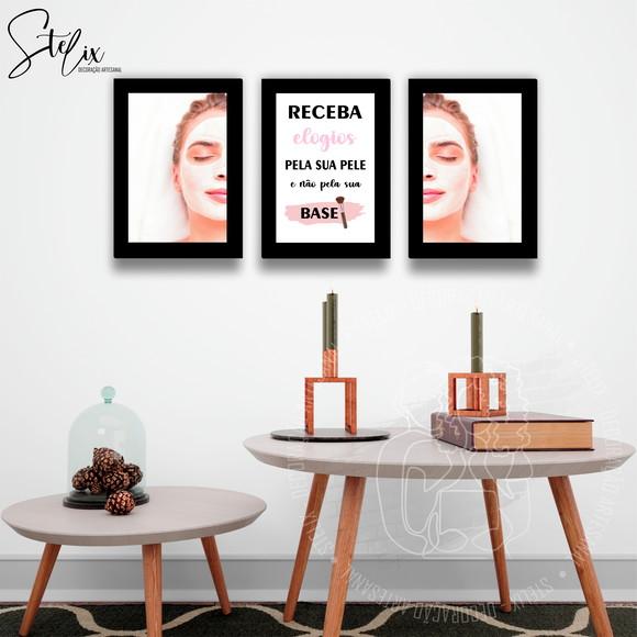 Quadros de Estética Decoração Clínica de Estética