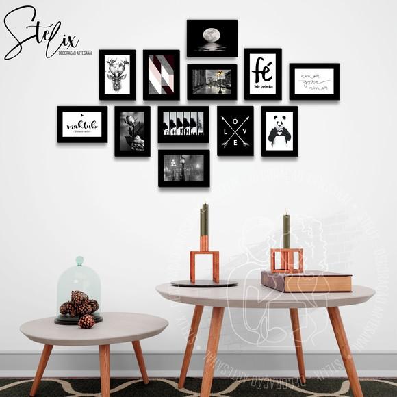 Kit Moderno - 12 Placas Decorativas