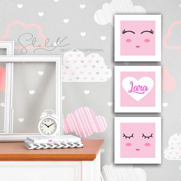 Kit Baby - 3 Placas Decorativas