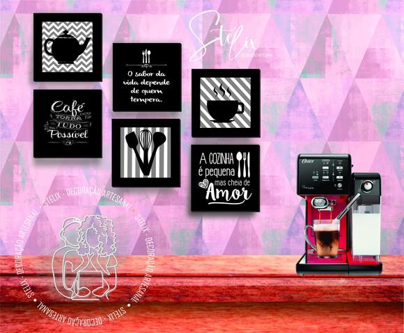 Quadros Decorativos para Cozinha e Cantinho do Café