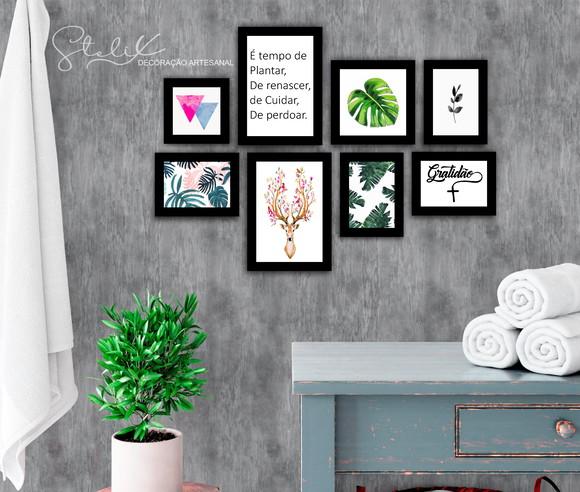 Kit Decoração De Ambientes - 8 Placas MDF