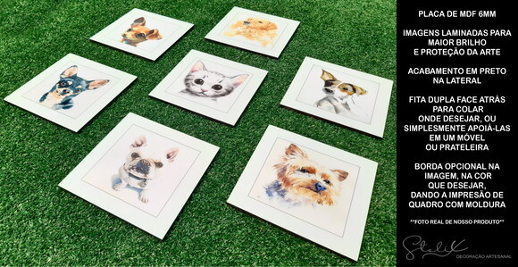 Kit Baby Urso - 4 Placas Decorativas