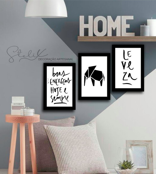 Kit Boas Energias (MÉDIO) - 3 Placas Decorativas