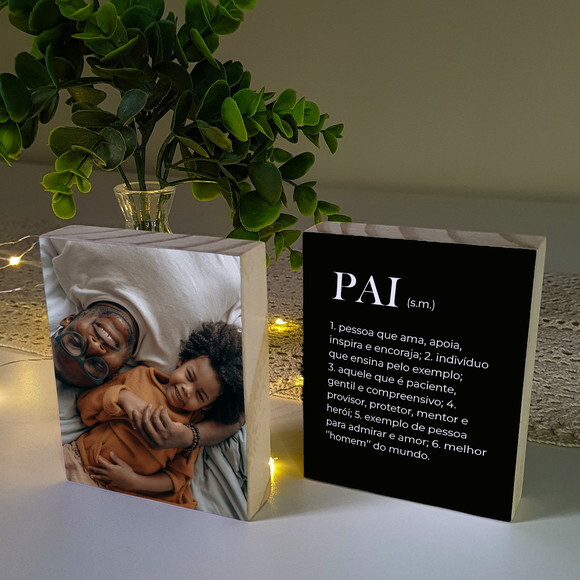 Kit de Quadros Personalizado Significado de Pai