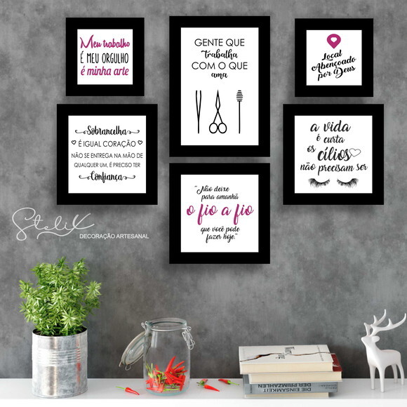 Kit Designer de Sobrancelha - 6 Placas Decorativas Média