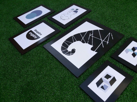 Kit Sala Moderna - 6 Placas Decorativas