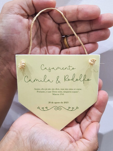 Lembrancinha para Casamento Festas 25 Mini Flâmulas