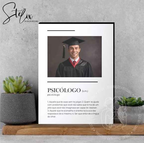 Quadro Significado de Psicólogo Presente