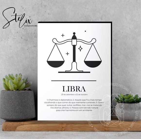 Quadro Significado dos Signo Libra Presente Libriano