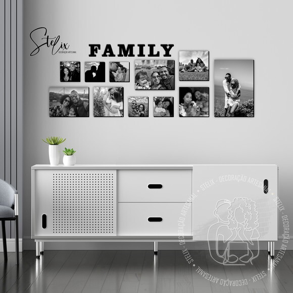 Quadros com Fotografias de + Letras