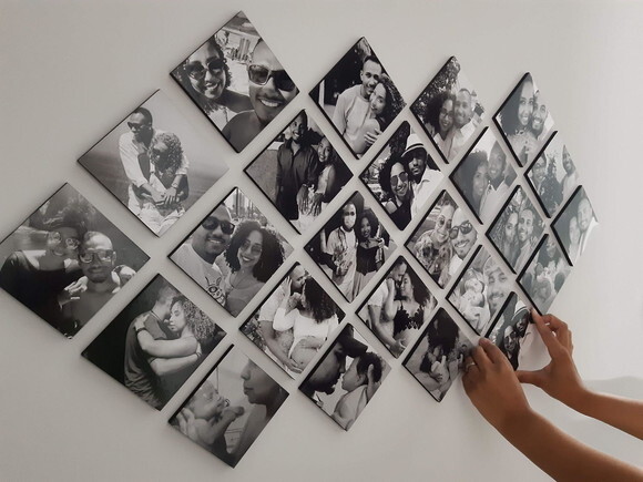 Quadros com Fotos Casal Família Amigos