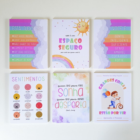 Quadros de Psicologia Infantil Motivacional e Educativo