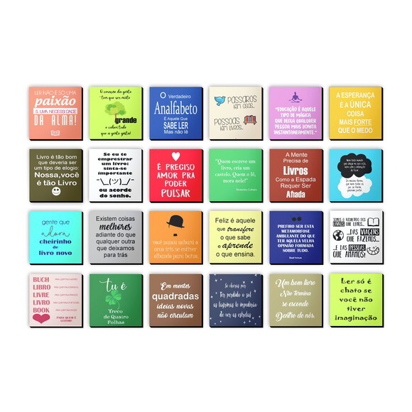 Quadros Decorativos para Biblioteca Escola Literatura Livros