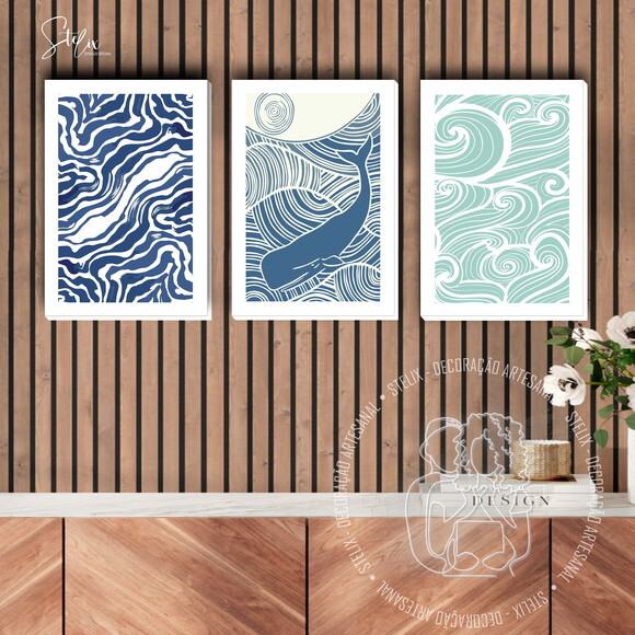 Quadros Decorativos para Casa de Praia Caiçara Praiana Mar