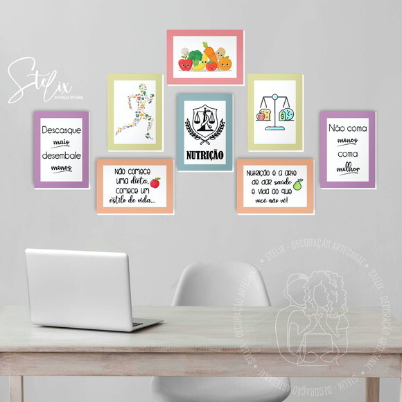 Quadros Decorativos para Nutricionista Infantil