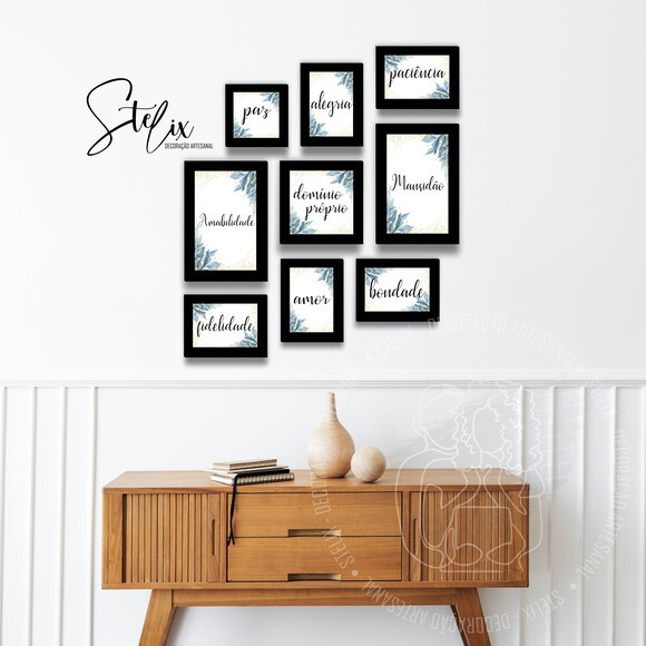 Quadros Decorativos para Sala Frutos do Espírito Santo