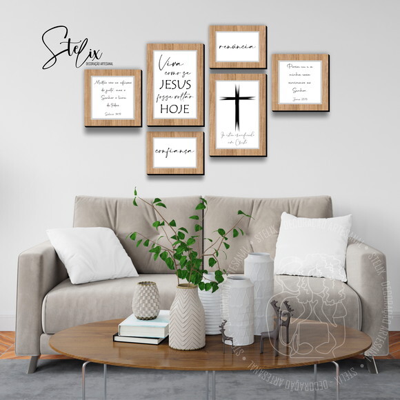 Quadros Decorativos para Sala Quarto Cristãos Versículos