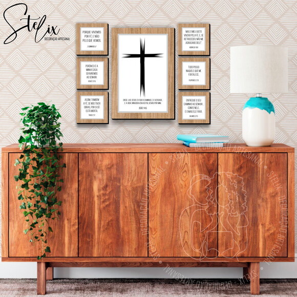 Quadros Decorativos para Sala Versículos para Cristão Igreja