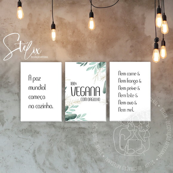Quadros Decorativos para Vegano
